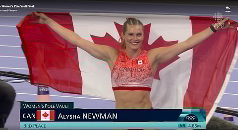 Canadian Olympic pole vaulter Alysha Newman